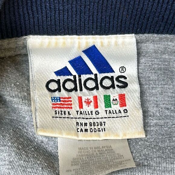Vintage Adidas Trefoil L 90s Pullover Track Jacket size L Large - Picture 7 of 9